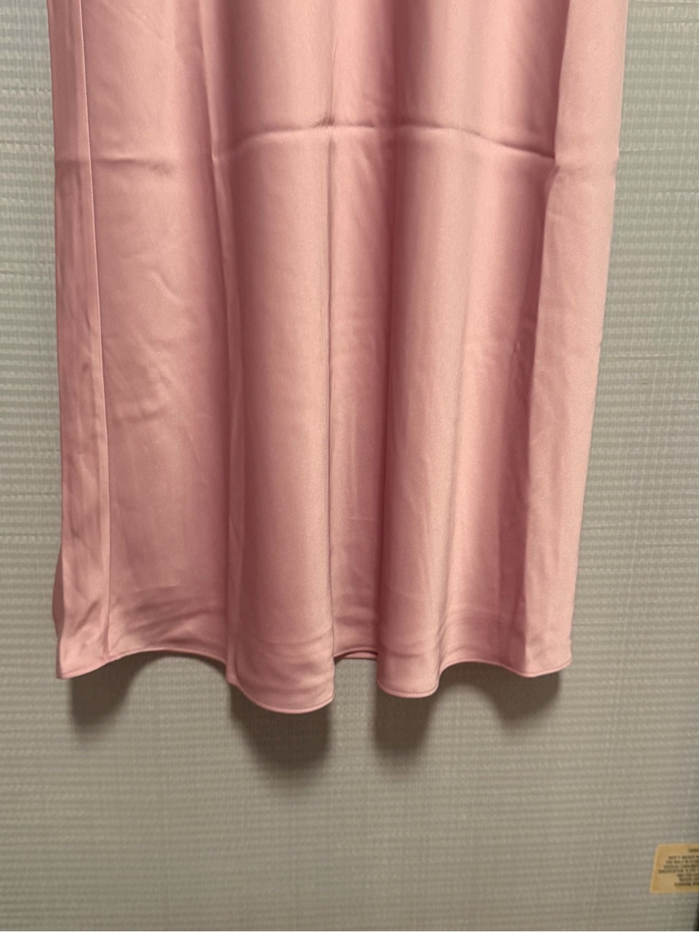 Favorite Daughter Nita Blush Pink Sleeveless Wrap Front Satin Maxi Dress - Picture 5 of 8